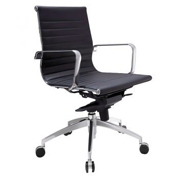 Kew Medium Back Chair - Black