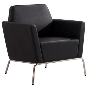 Black Function Lounge Reception Office Chair