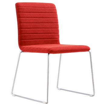 Red visitor chair