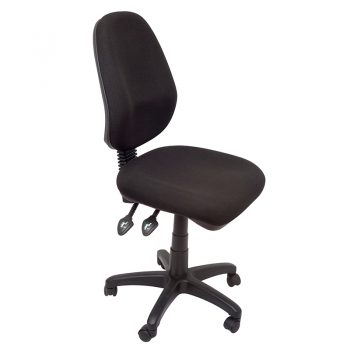 Carson Chair, Black Fabric