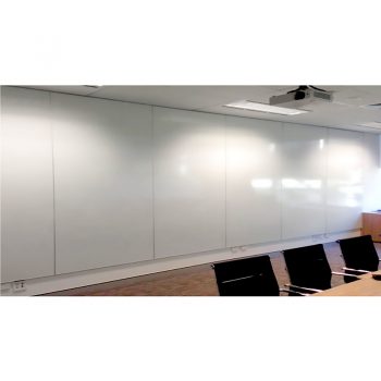 Magnetic White Board with Low Profile Edge, Communication Wall