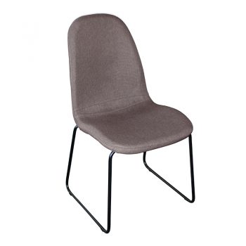 Adele Chair, Chocolate Fabric