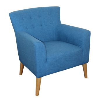 Gina Chair, Sky Fabric