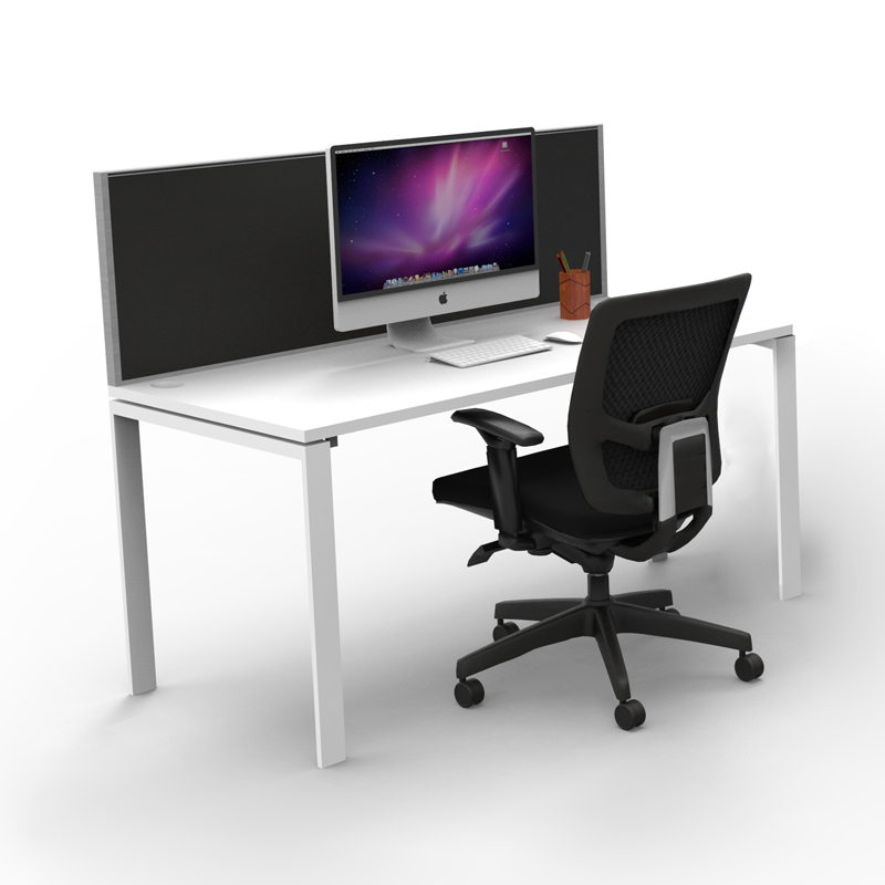 Modular Single Desk 1 Person With Screen Divider Value Office