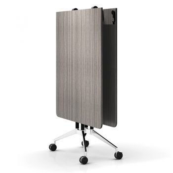 Harper Vertical Folding Table, Driftwood, Image 3