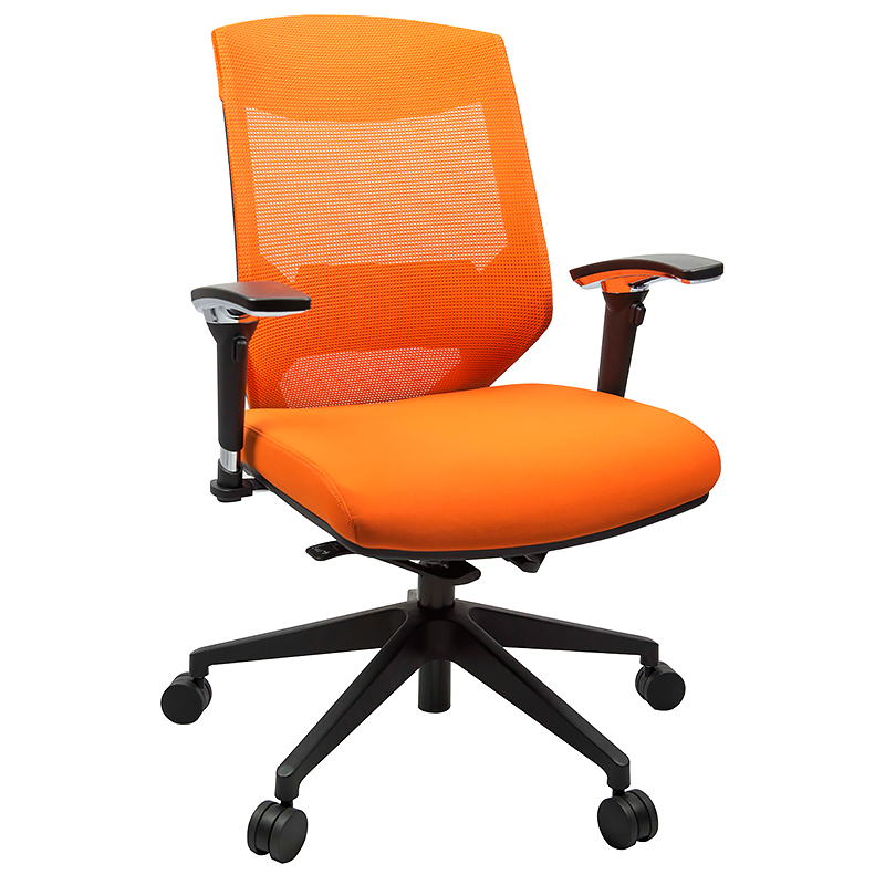 Breathe Pro High Back Office Chair Orange Value Office