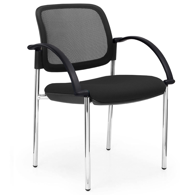 Juni Mesh Back Visitor Chair with Arms | Value Office Furniture