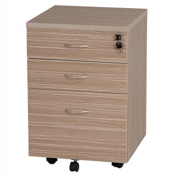 Primo Mobile Drawer Unit, 2 Personal + 1 Deep File Drawer