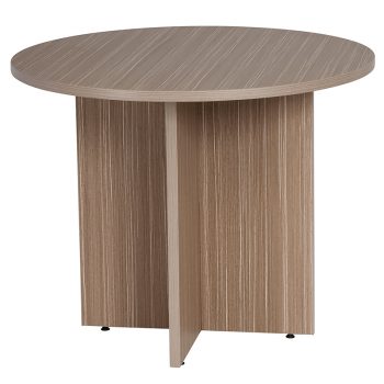 Round Timber Meeting Table