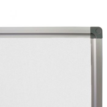 Deluxe Porcelain Heavy Duty Magnetic White Board, Frame Detail