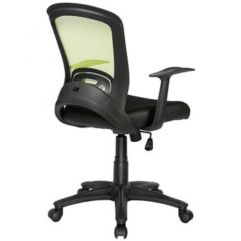 Andes Chair, Green Mesh Back - Rear View