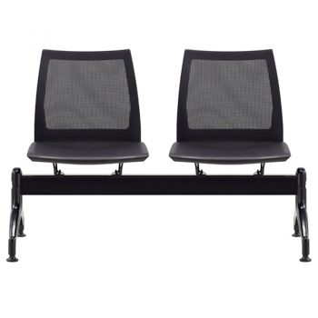 Rift Mesh Back 2 Seater Beam Seat, Front View