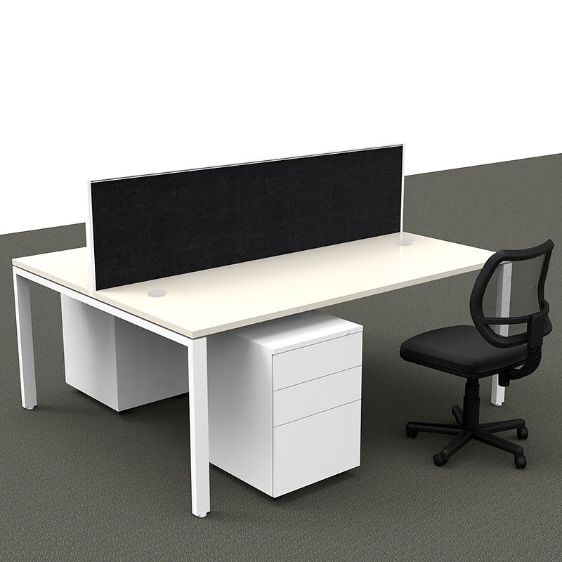 Modular 2 Desk Drawer Unit And, Desks For 2