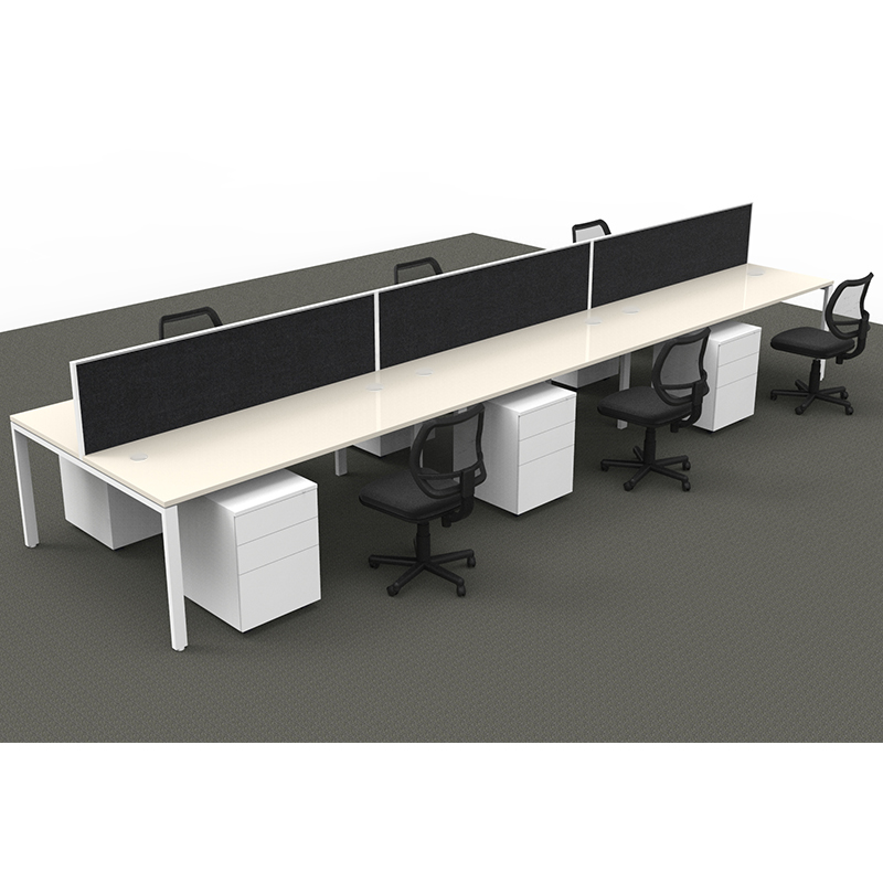 Modular 6 Desk 6 Drawer Unit And 6 Chair Pack Value Office