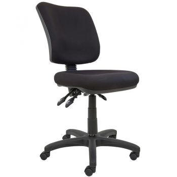 Uni High Back Chair, Black Fabric Colour