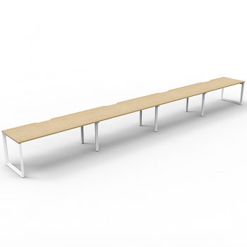Long wooden desk