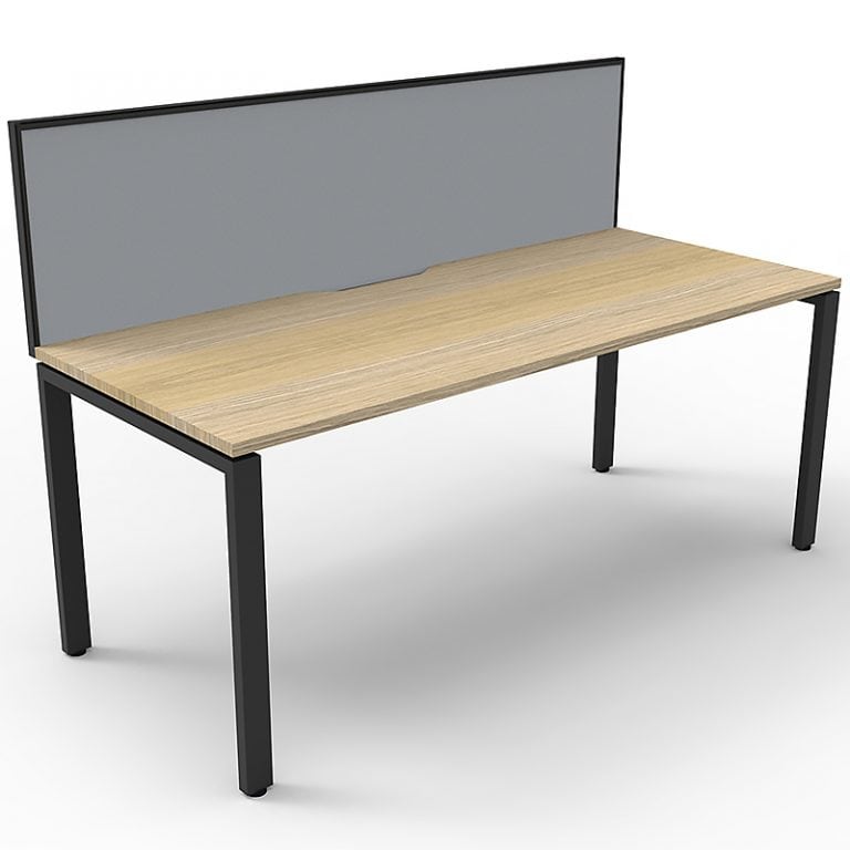 Supreme Single Desk with Screen Divider | Value Office Furniture