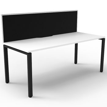 Desk with divider