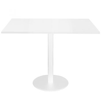 Square White Meeting Table