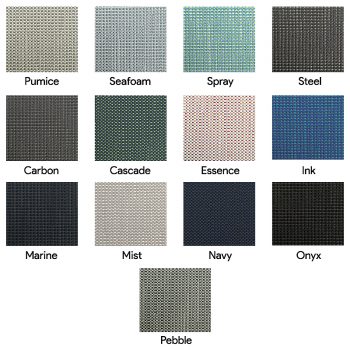 Screen fabric colours