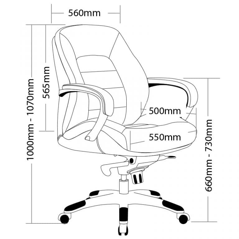 Statesman Medium Back Chair | Value Office Furniture