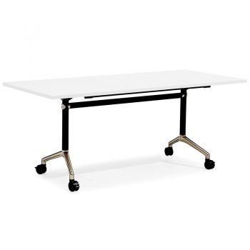 White Flip Top Table