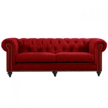 Red chesterfield 3 seater