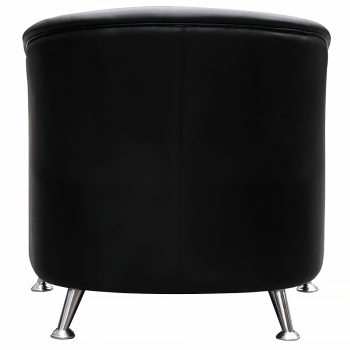 Black PU tub chair