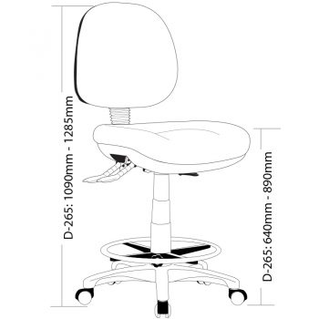 AFRDI approved drafting chair