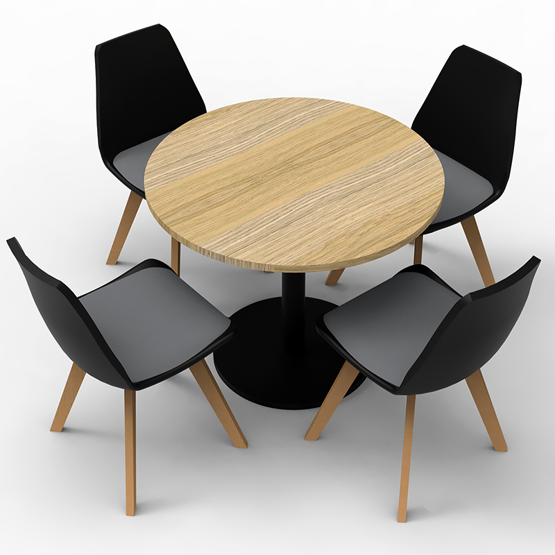 Vogue Round Meeting Table And Sus, Round Conference Table And Chairs