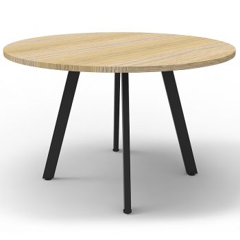 round timber meeting table