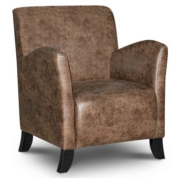 Carrie Arm Chair, Coco Antique Man-Made Leather