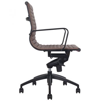 Hunter Deluxe Black Medium Back Chair