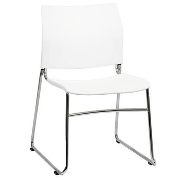 White Visitor Chair