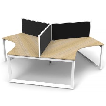 Loop Leg 120 Degree Desk Pod