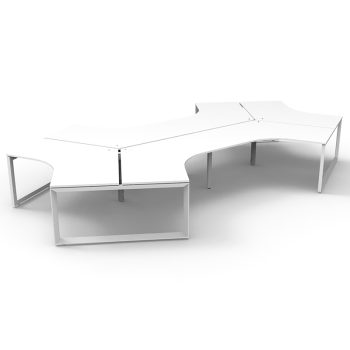 White corner desk