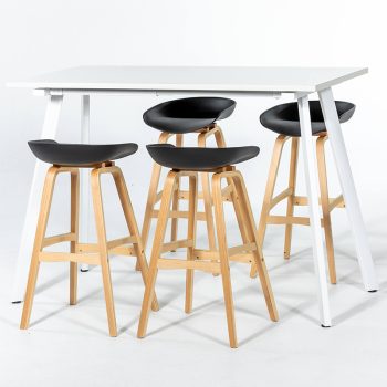 High Bar Table and Stools