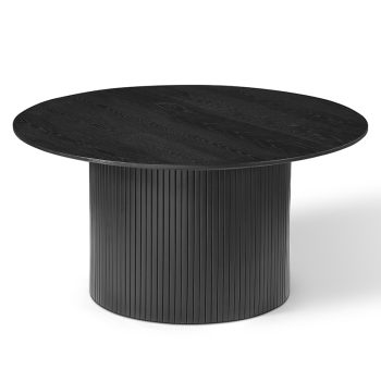 Black timber coffee table