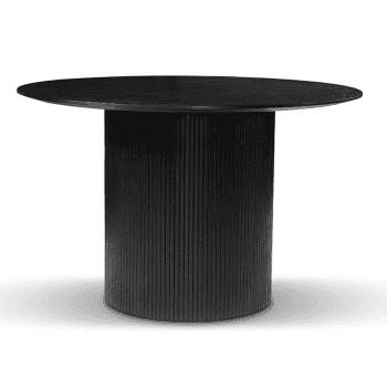 Black ash round table