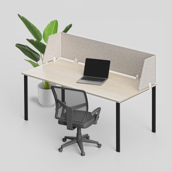 Surround desk divider