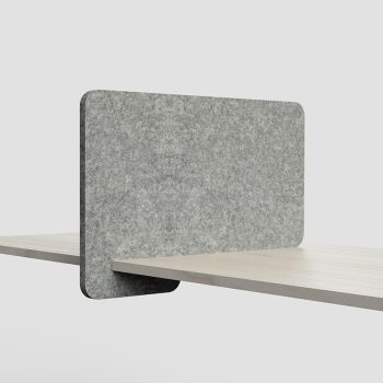 Grey Slide-on Desk Divider